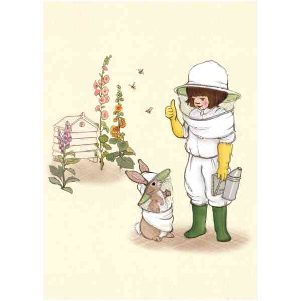 Bee Keeper, Postcard
