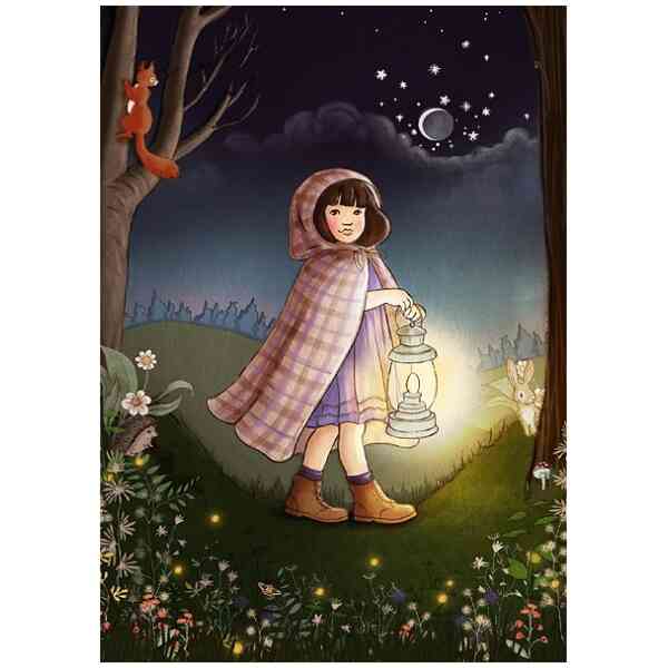 Nocturnal Garden, Postcard