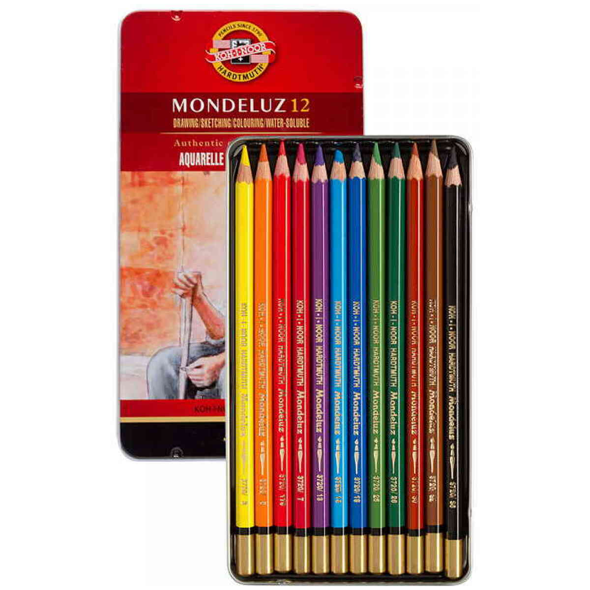 Mondeluz set 12 Metallask