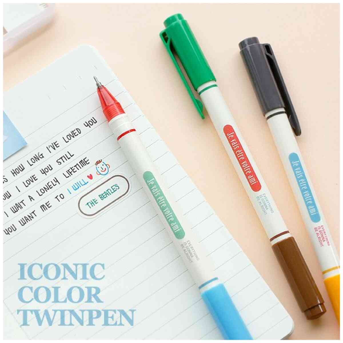Iconic Colour Twin Pen