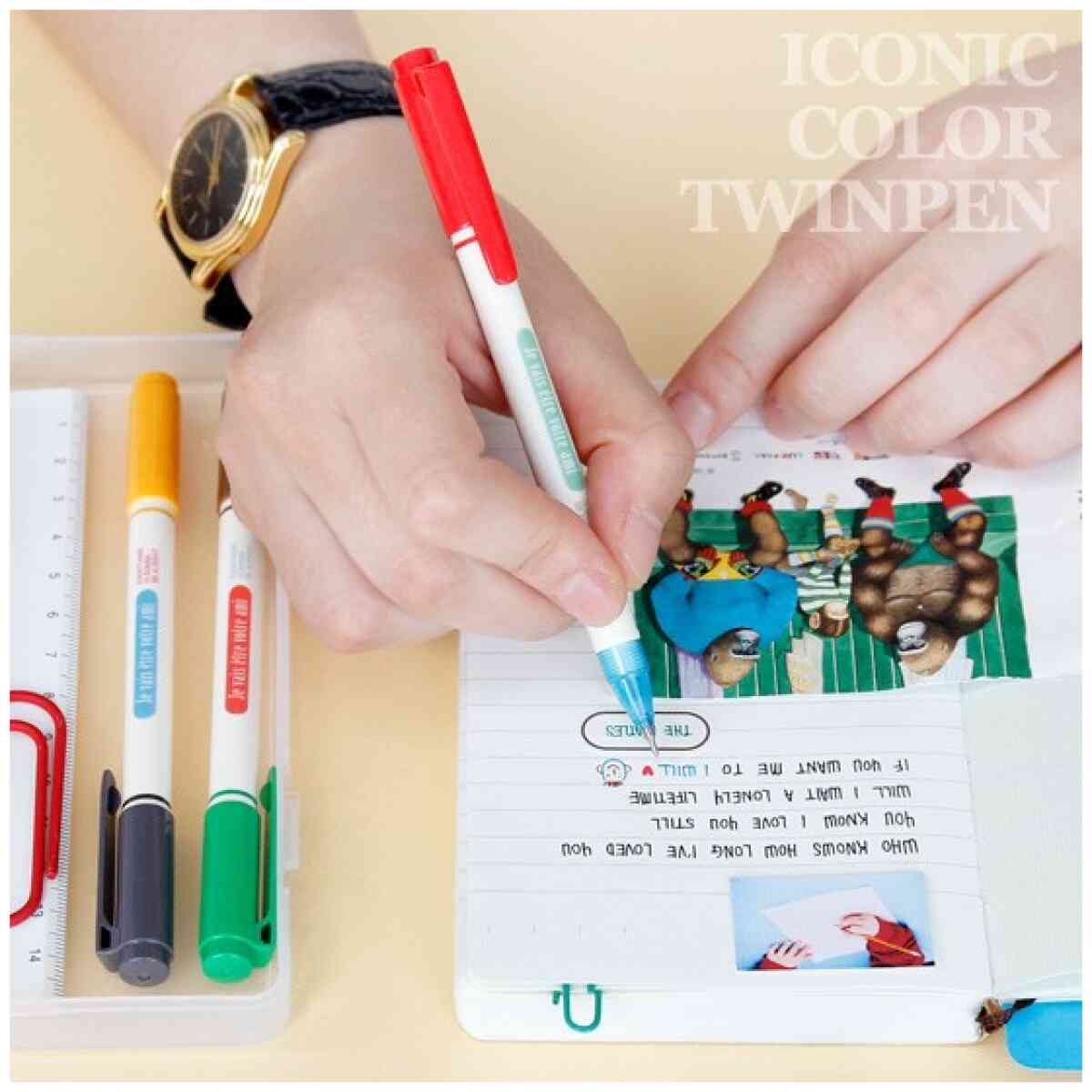 Iconic Colour Twin Pen - Bild 3