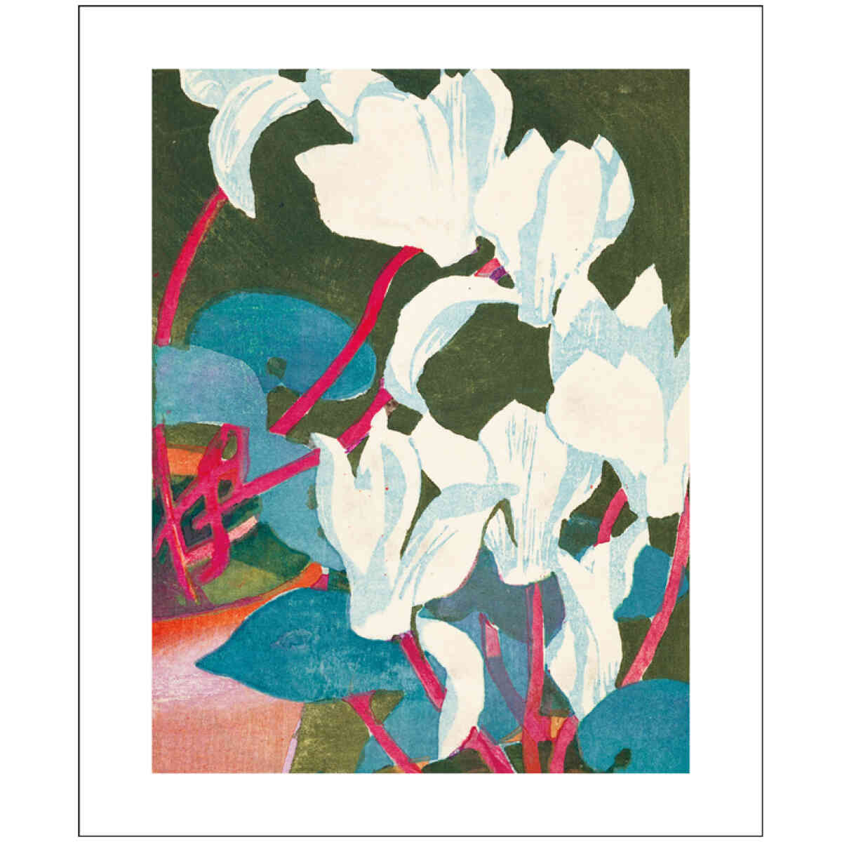 Cyclamen, Greeting Card