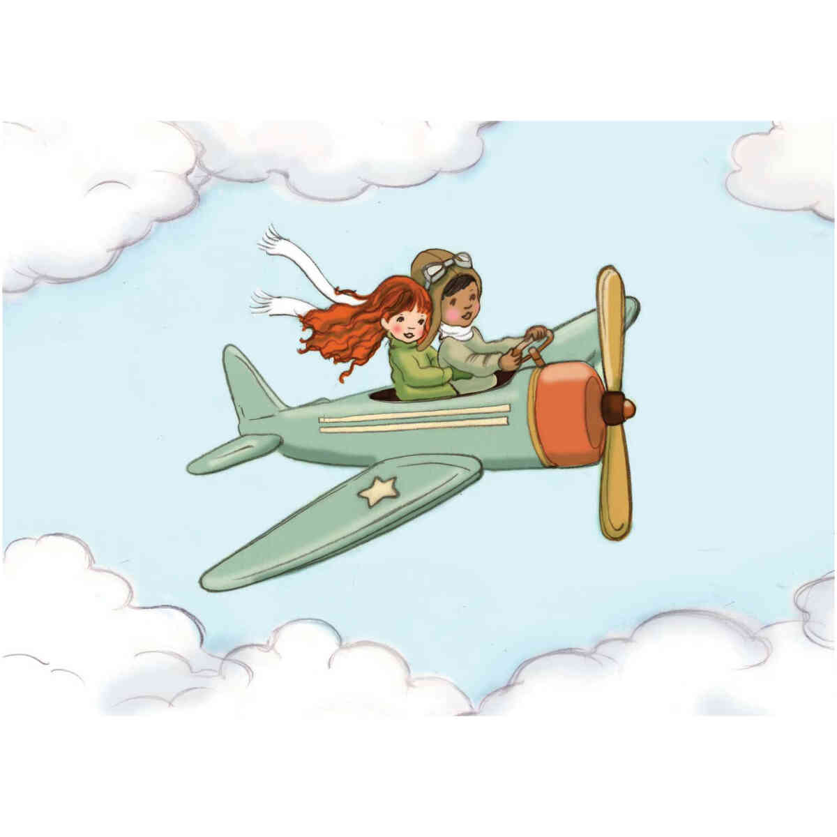 Airplane, Postcard