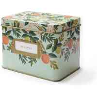 Citrus Floral Recipe Box