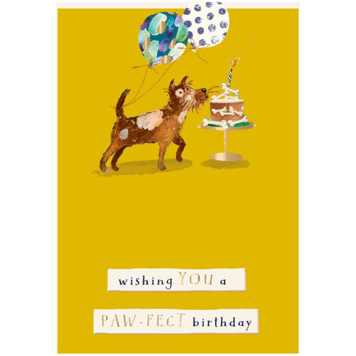 Paw-fect Birthday, Wilf And Alfie, Greeting Card