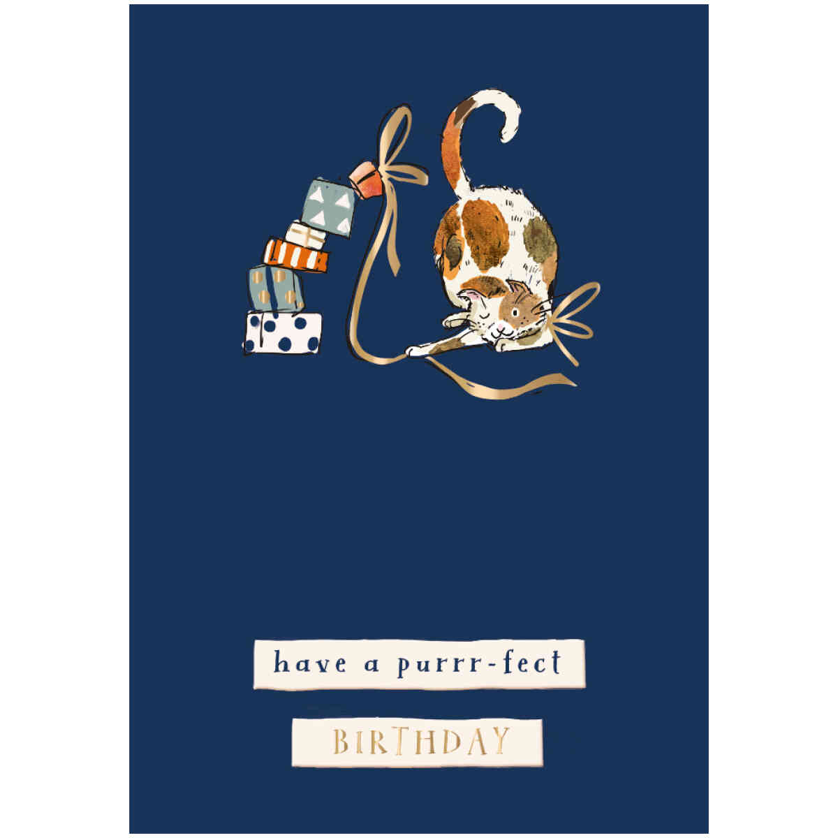 Purrr-fect, Wilf And Alfie, Greeting Card