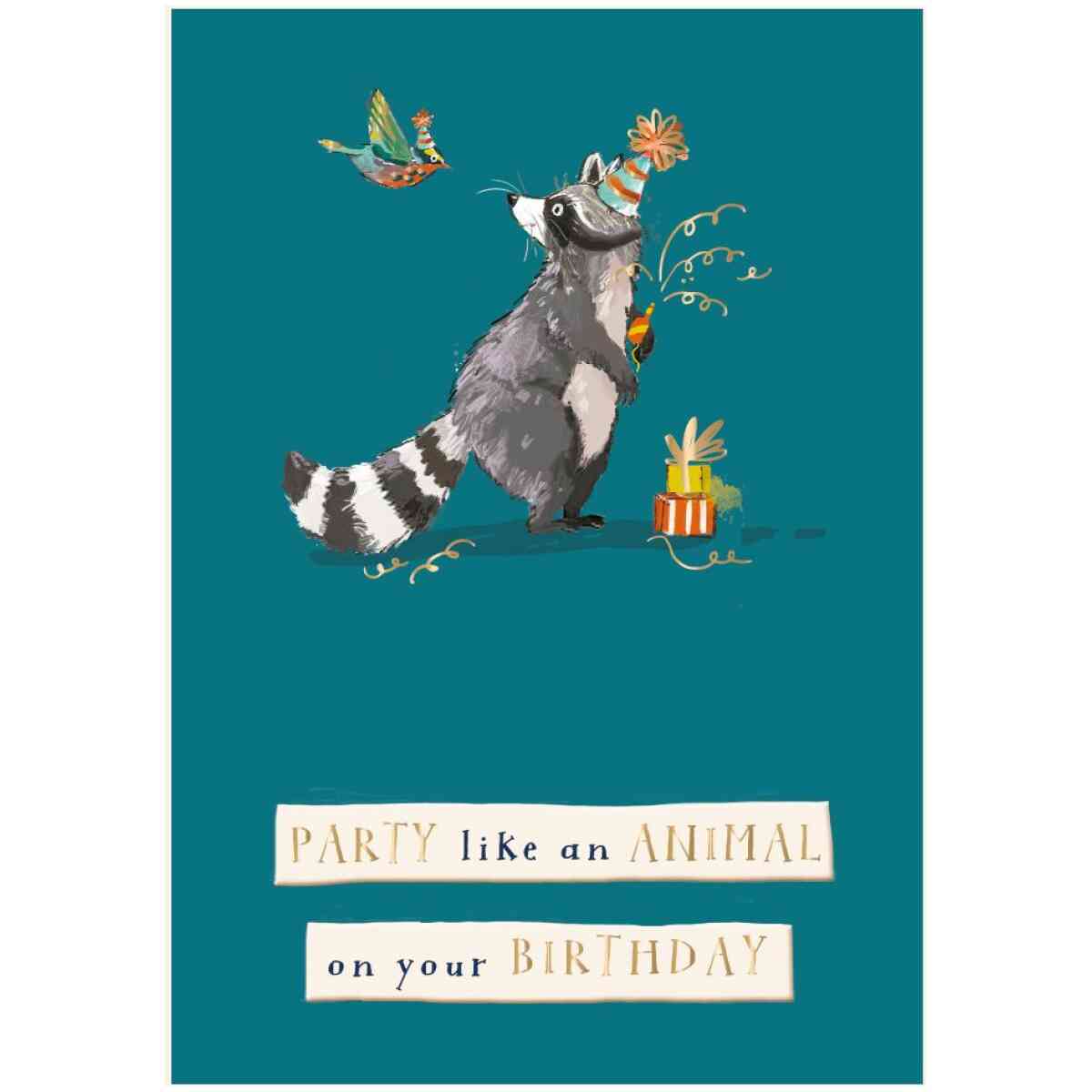 Party Like An Animal, Wilf And Alfie, Greeting Card