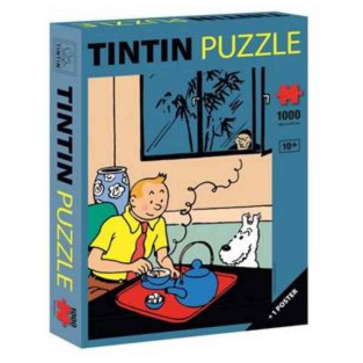Pussel - 1000 bitar Tintin dricker te