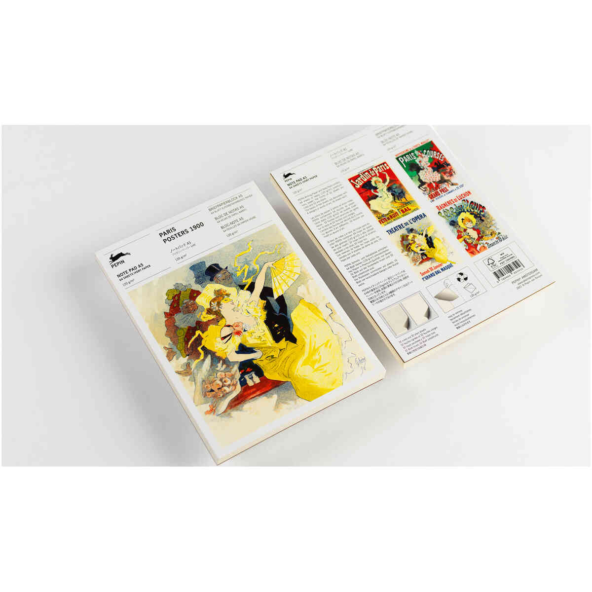 Paris Posters 1900, A5 Writing Paper & Notepad