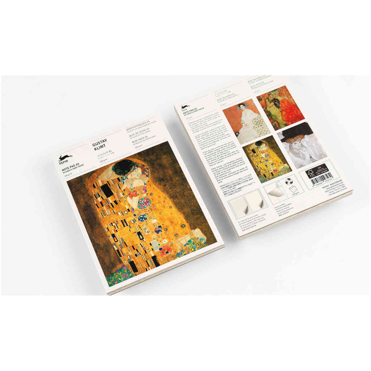 Gustav Klimt , A5 Writing Paper&Notepad