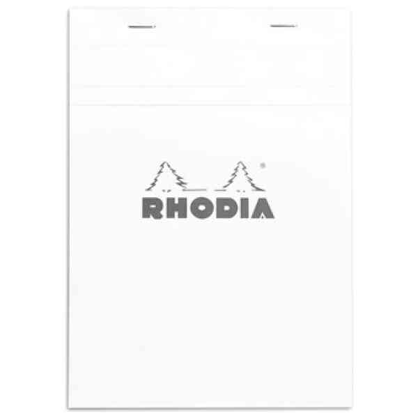 Rhodia head stapled pad white N°16 squar