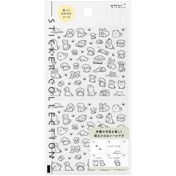 Sticker Dog Black & White