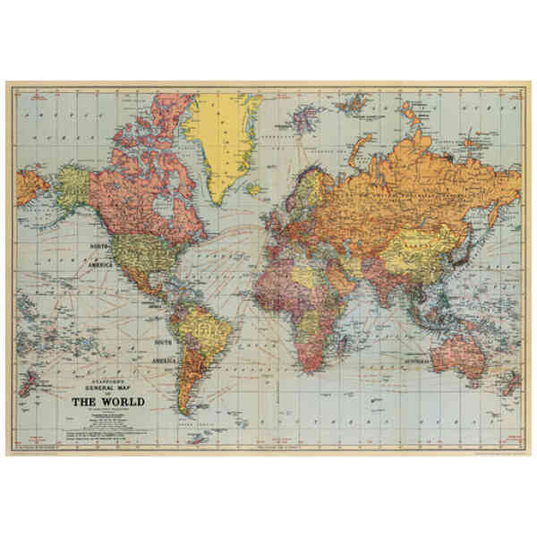 New Chart of The World - Poster