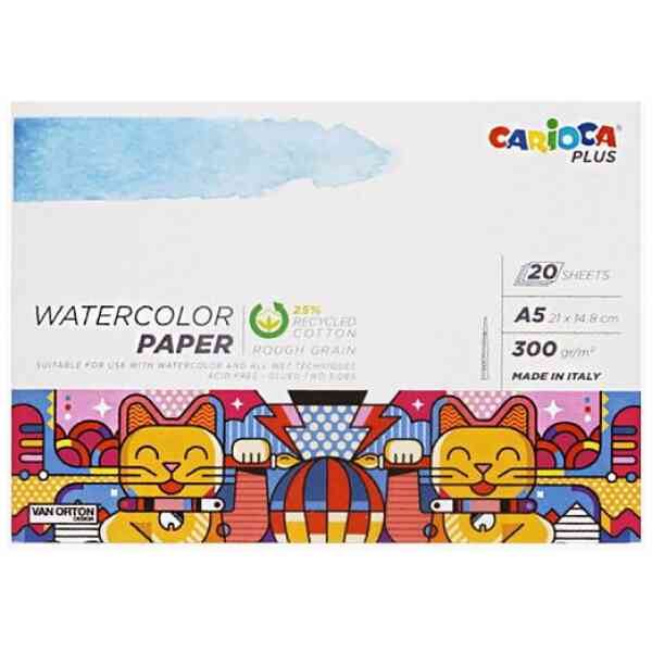 Carioca Plus Watercolor pad - A5