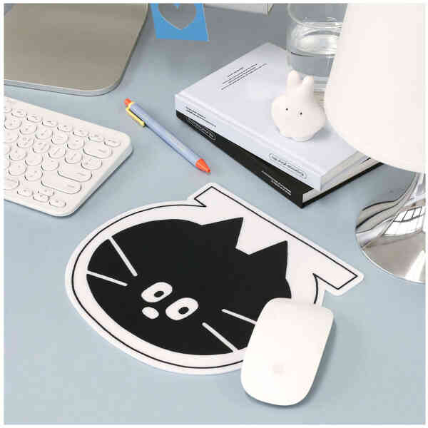 Doodle mouse pad - Monotone 02 Fish bowl