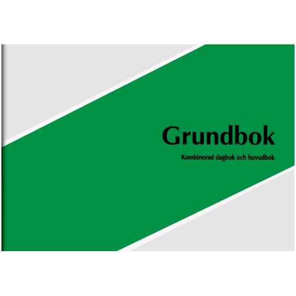 Grundbok - kombinerad dagbok och huvudbok