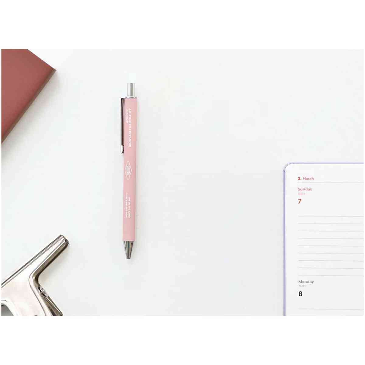 Non-Slip Smooth GEL Pen 0.38 Pink