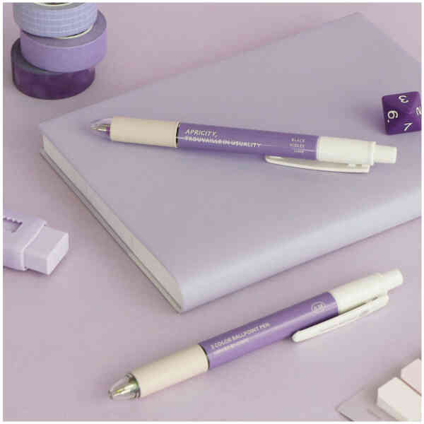 Smooth 3-Color Pen 0.38 03 Purple