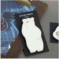 sticky note animal white bear