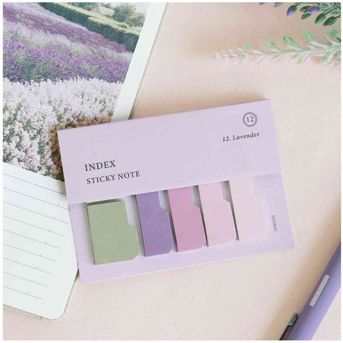 Sticky Note Index 12 Lavender Circus