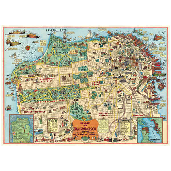San Francisco Map - Poster