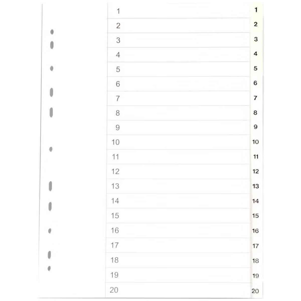 Register vit PP A4 1-20