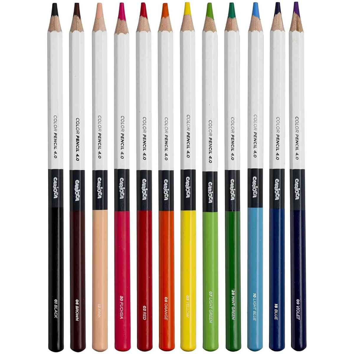 Carioca Plus Color pencil 4.0 - Set om 12 färgpennor - Bild 2