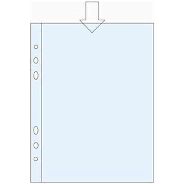 Plastficka A5 PP 0,09 präglad 100 st/fp