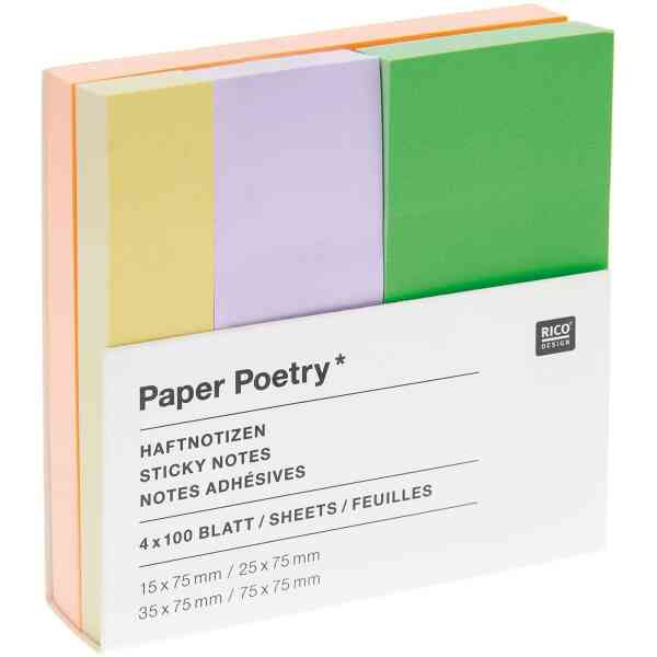 Sticky notes pastel 4x100 sheets