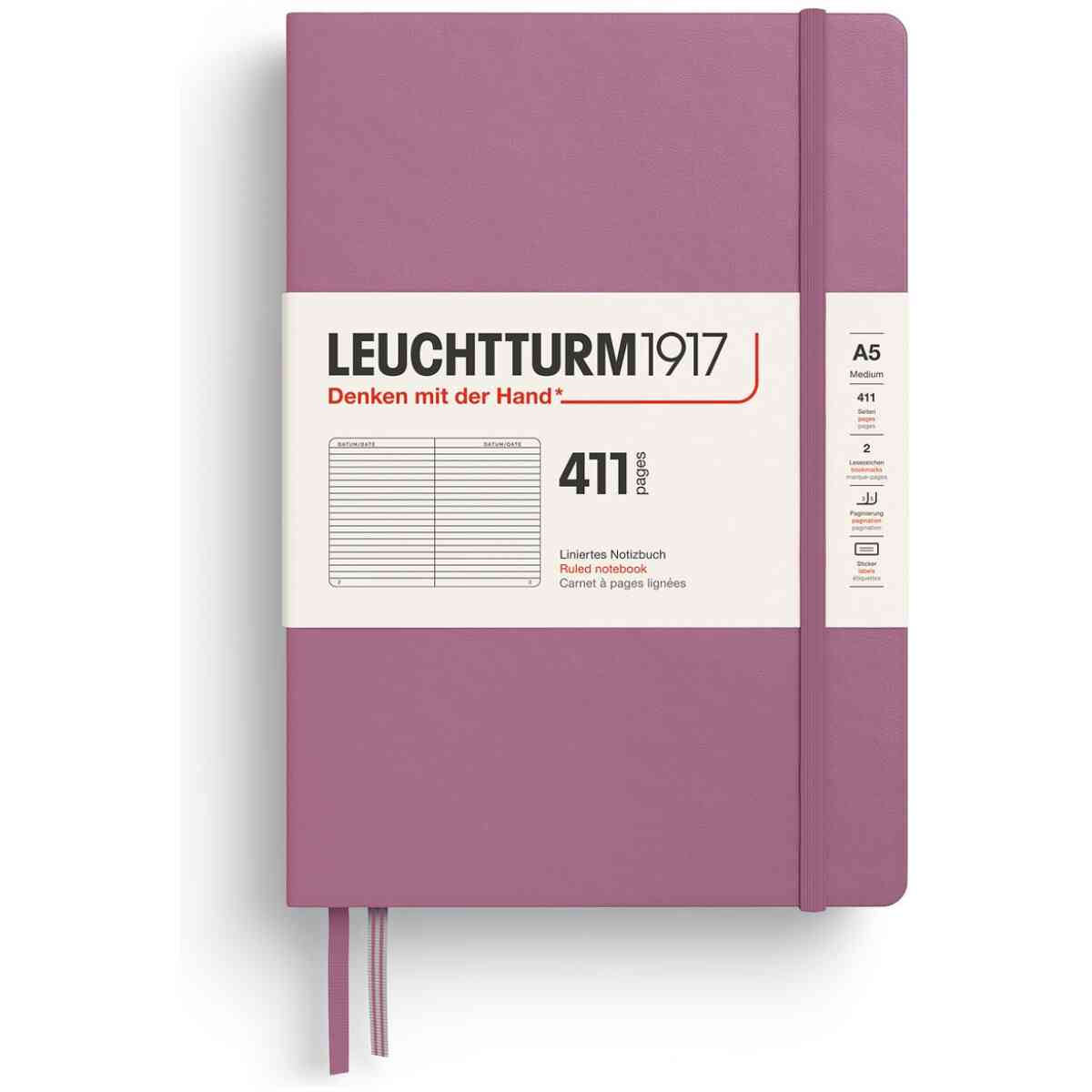 Leuchtturm1917 Anteckningsbok 411 A5 Hard Linjerad - Bild 4
