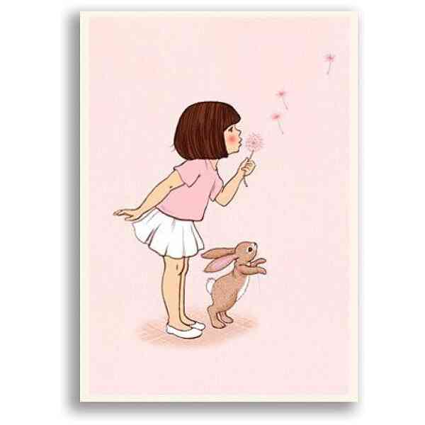 Dandelion, Belle & Boo Playtime Postcards