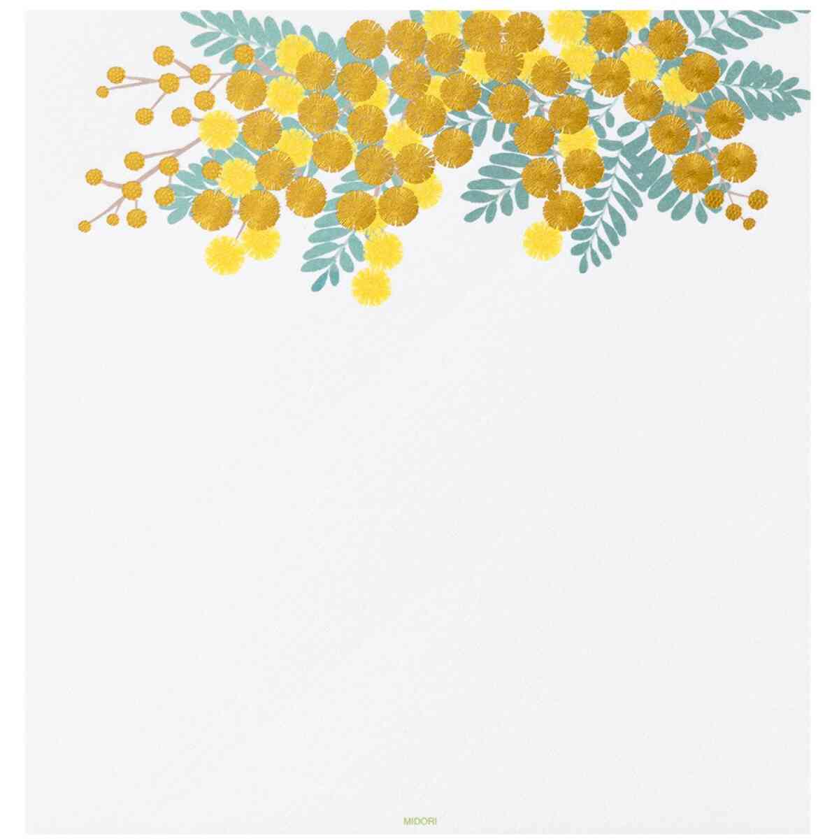 Letter Pad Foil-Stampling Mimosa - Bild 2