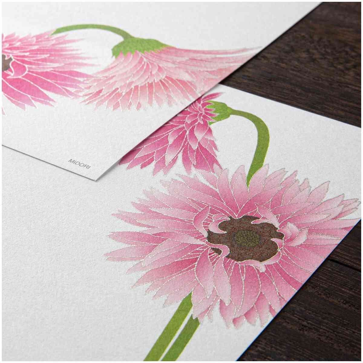 Letter Pad Silk-Printing Gerbera - Bild 2