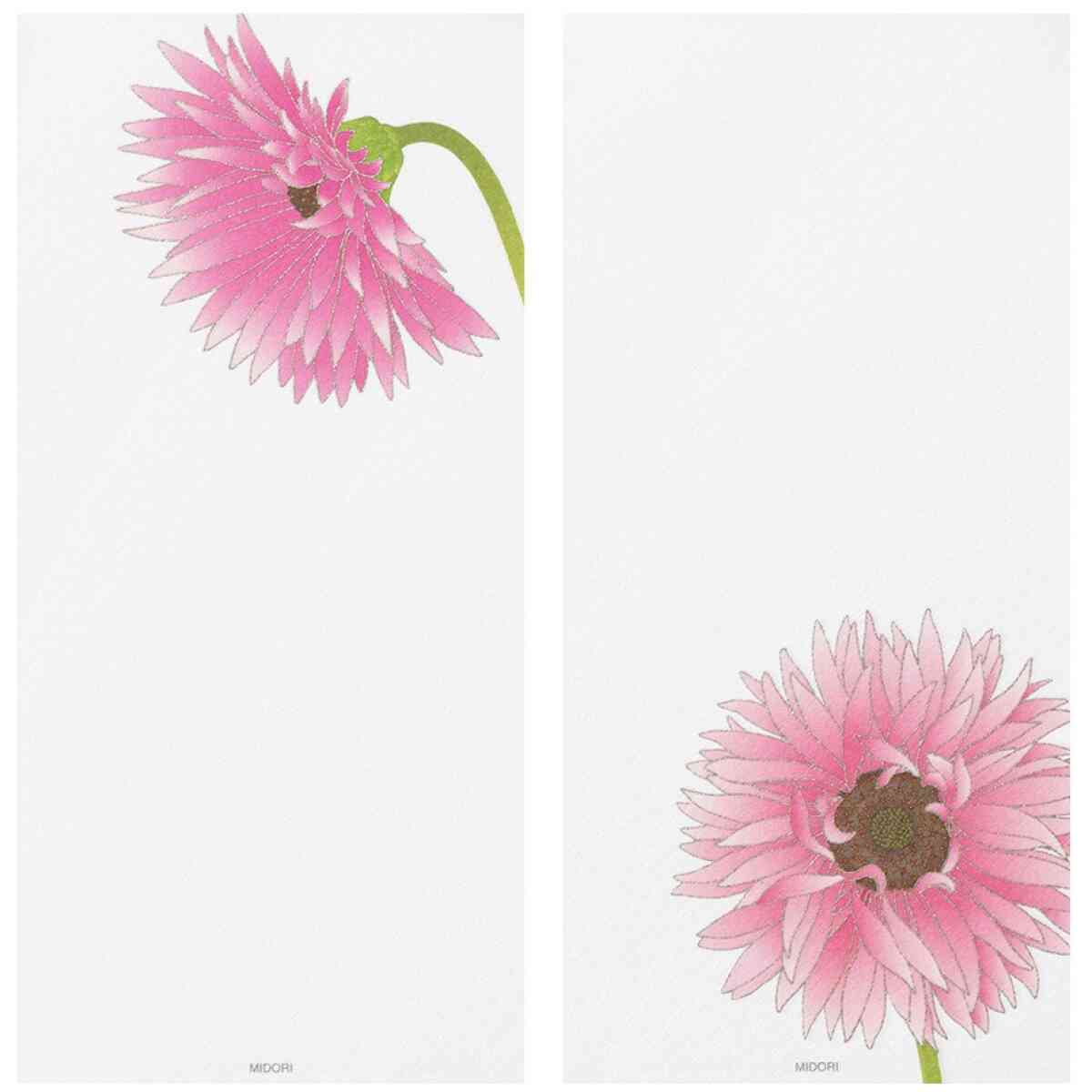 Message Letter Pad Silk-Printing Gerbera - Bild 2