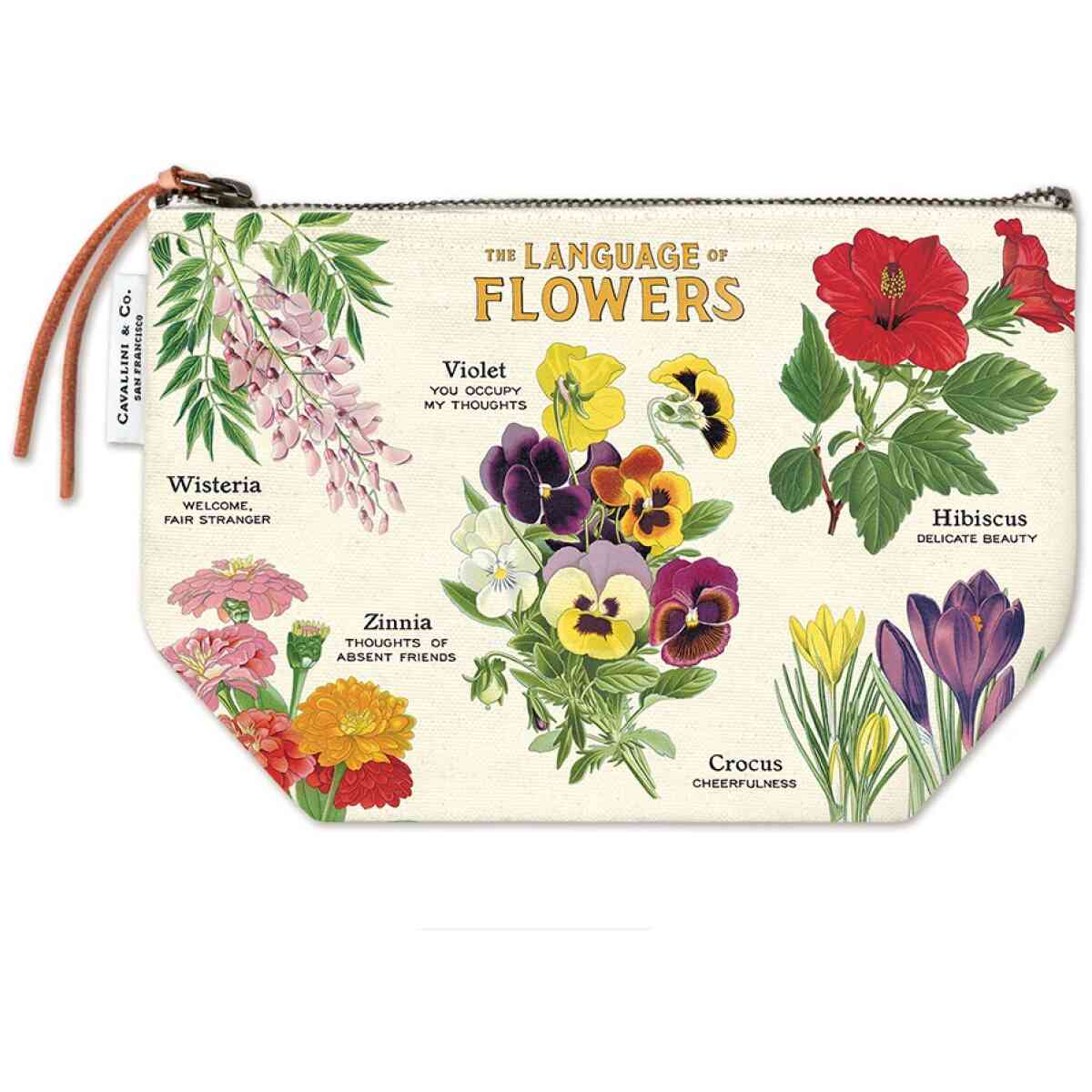 Language of Flowers Pouch