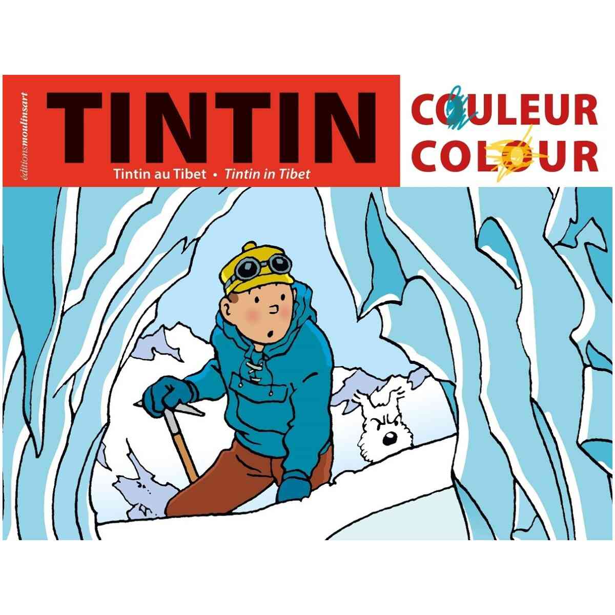 Coloring album - Tintin in Tibet