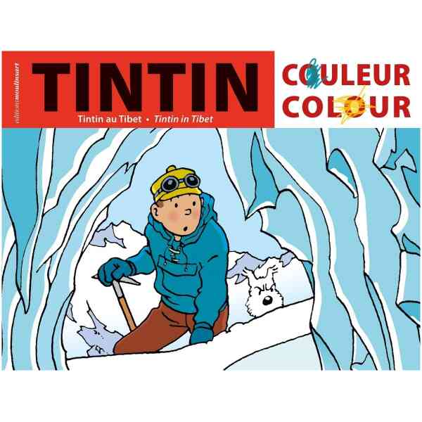 Coloring album - Tintin in Tibet