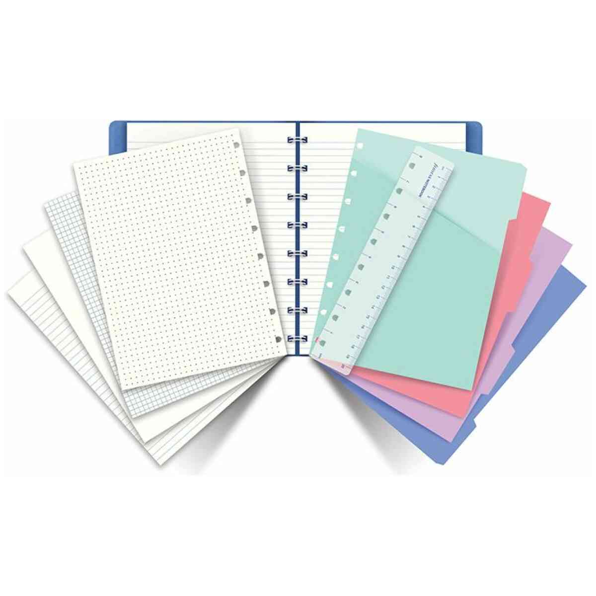 Filofax Anteckningsbok Classic Pastels A5 Linjerad Vista Blue - Bild 2
