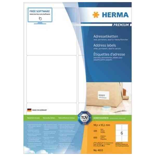 Herma etikett Premium 99,1x93,1 (600)