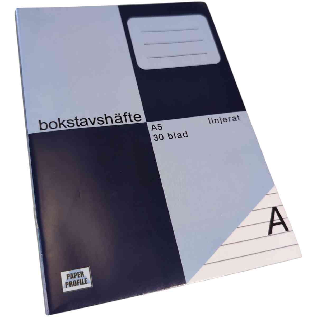 Bokstavshäfte, A5, Linjerat, 30 Blad A-Ö