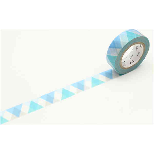 Masking Tejp, 15mm: Triangle and diamond blue