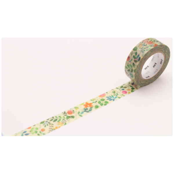 Masking Tejp, 15mm: Watercolor flower