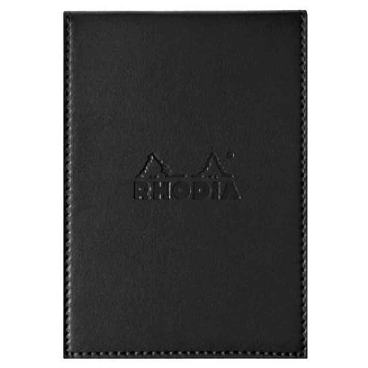 Rhodia Notepad cover+pad black N°12 lined