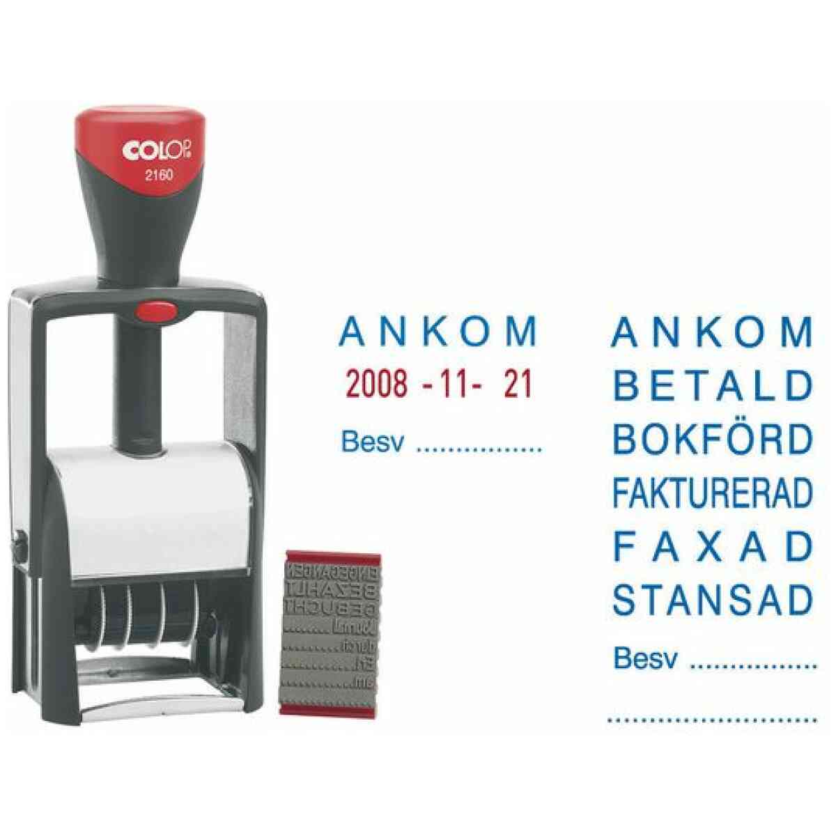 Stämpel COLOP datum stativ S2160/RL