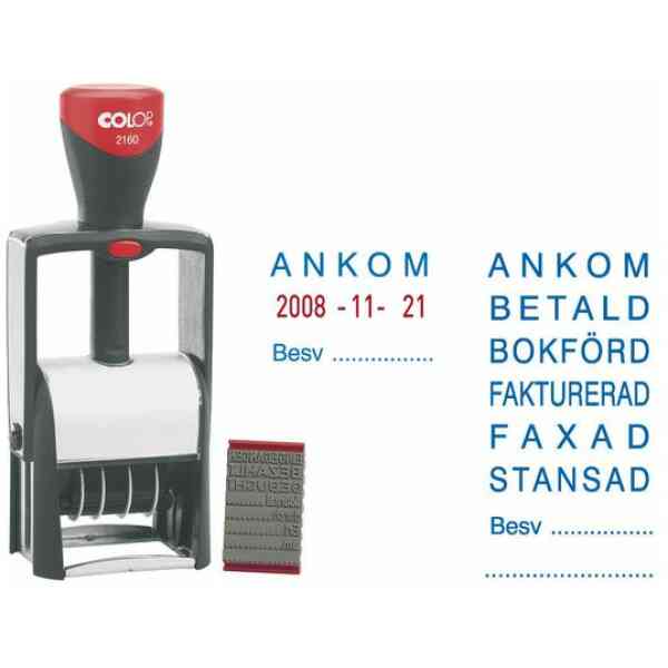 Stämpel COLOP datum stativ S2160/RL