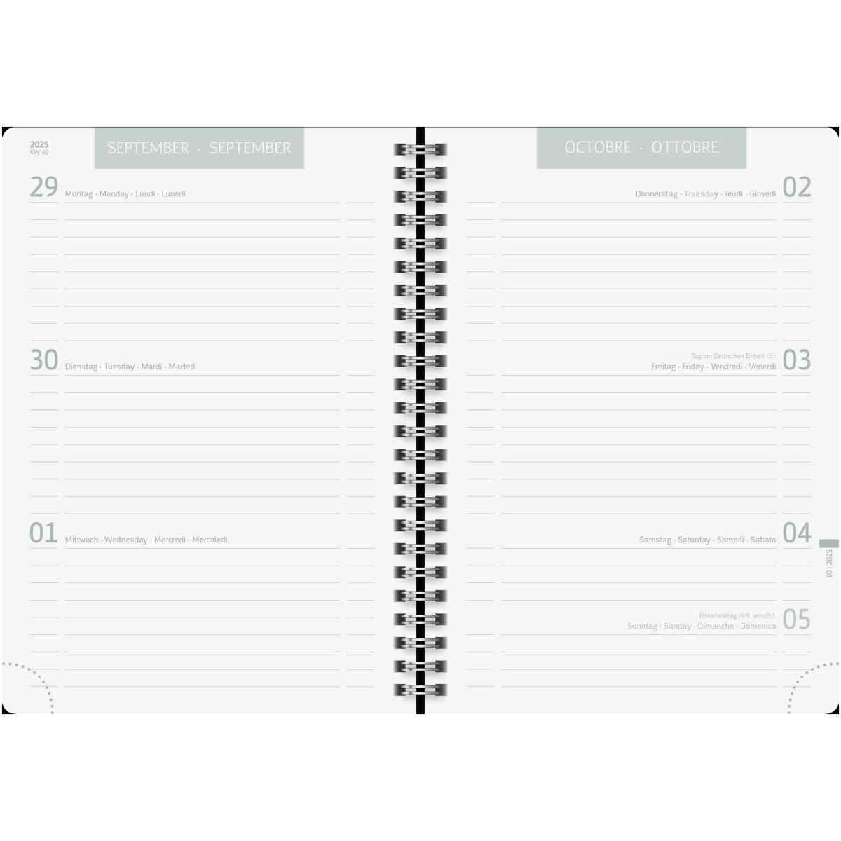 Studentkalender 2025/2026 Bloom A5 - Bild 2