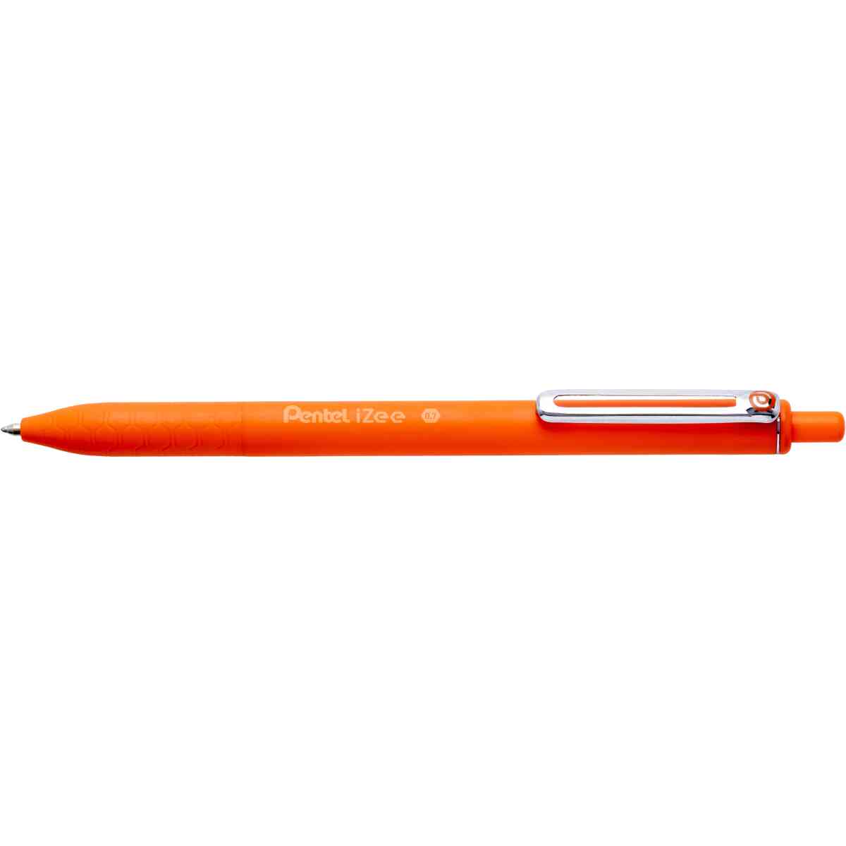 Pentel BX467-F iZee Kulspetspenna 0,7mm tryckmekanism Skrivbredd 0,35mm : Orange