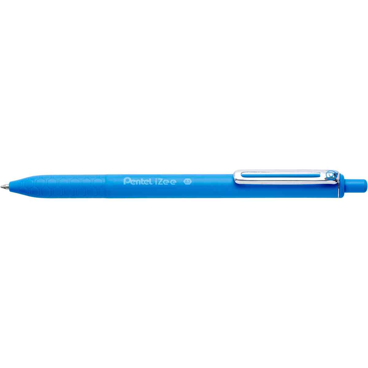 Pentel BX467-S iZee Kulspetspenna 0,7mm tryckmekanism Skrivbredd 0,35mm : Ljusblå