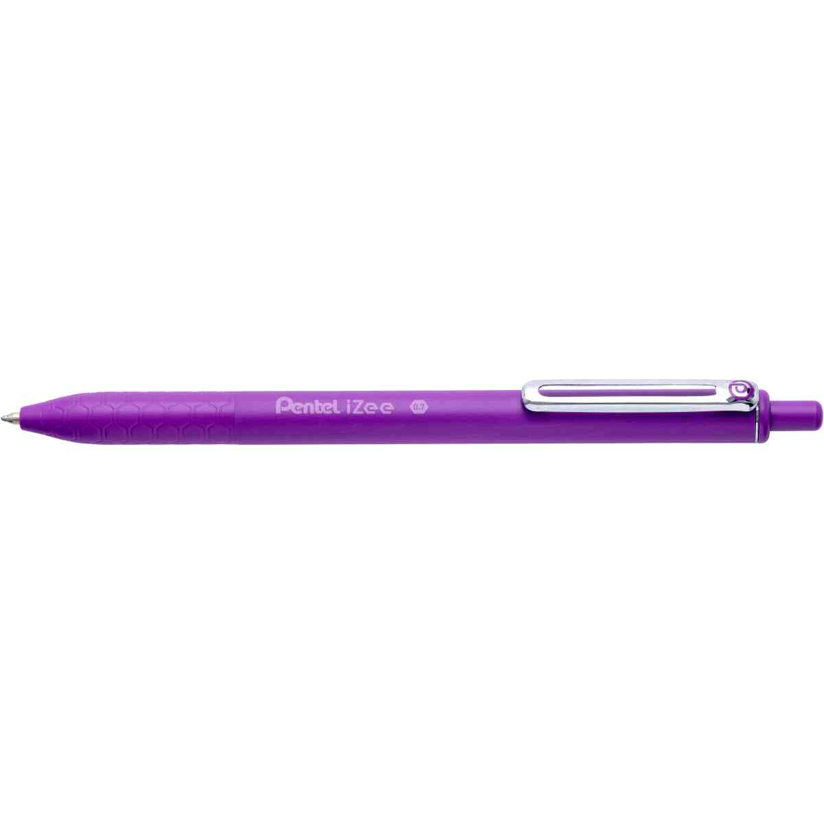 Pentel BX467-V iZee Kulspetspenna 0,7mm tryckmekanism Skrivbredd 0,35mm : Lila
