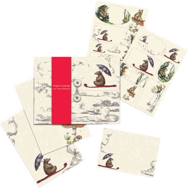 Flying Bear Writing Paper Set